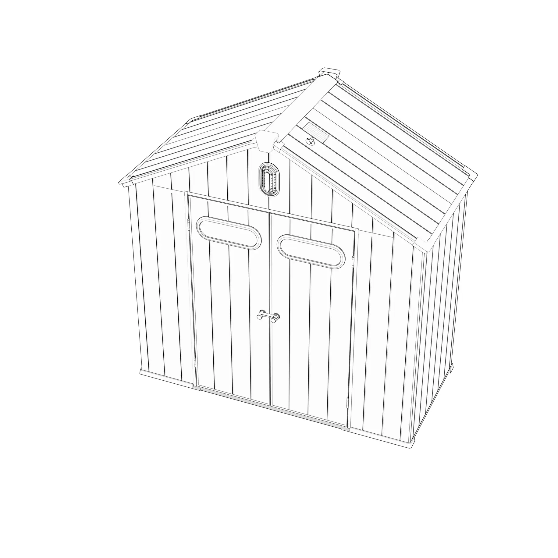 8x4-ft-gable-roof-resin-storage-shed-kc-linedrawing-1