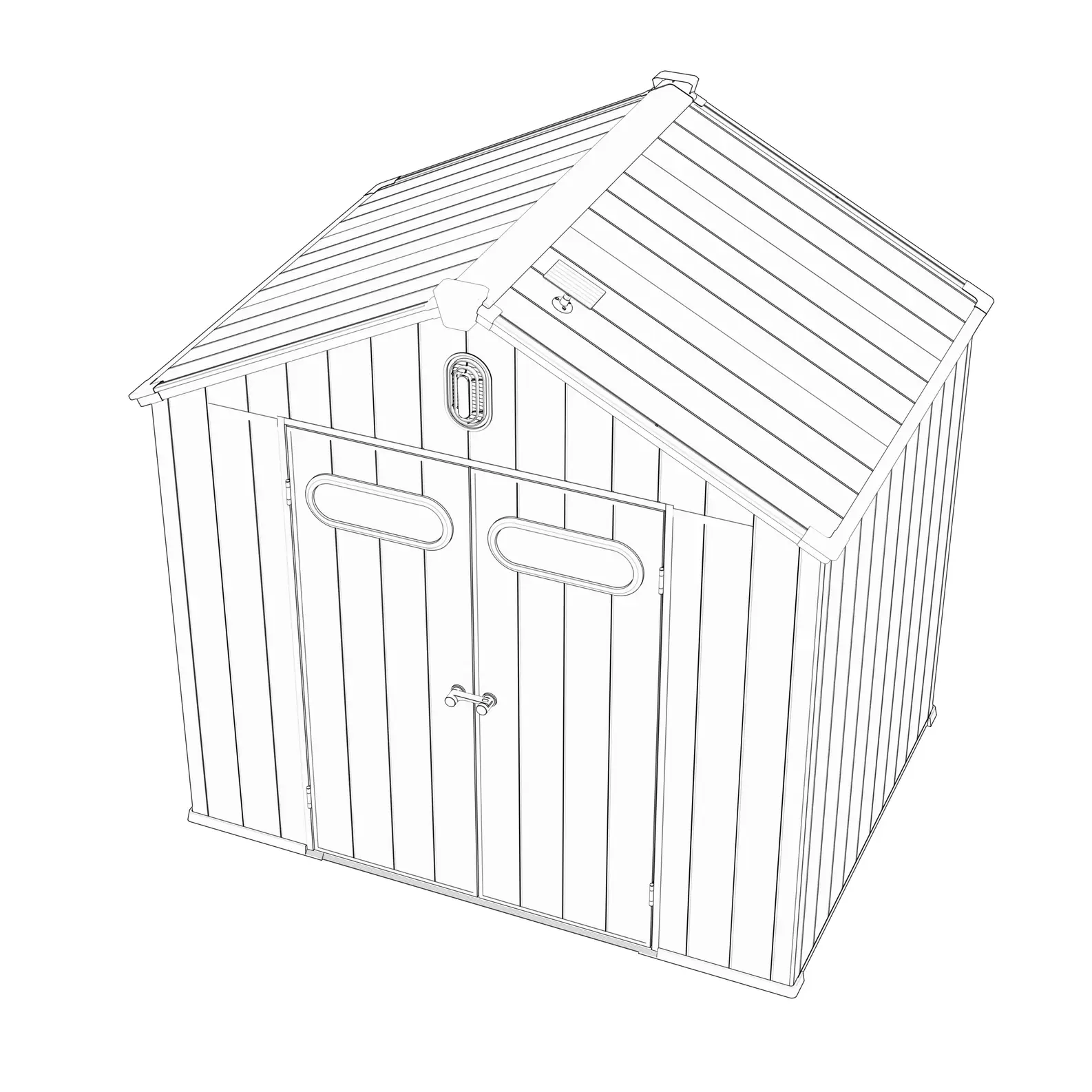 8x6-ft-gable-roof-resin-storage-shed-kc-linedrawing-1