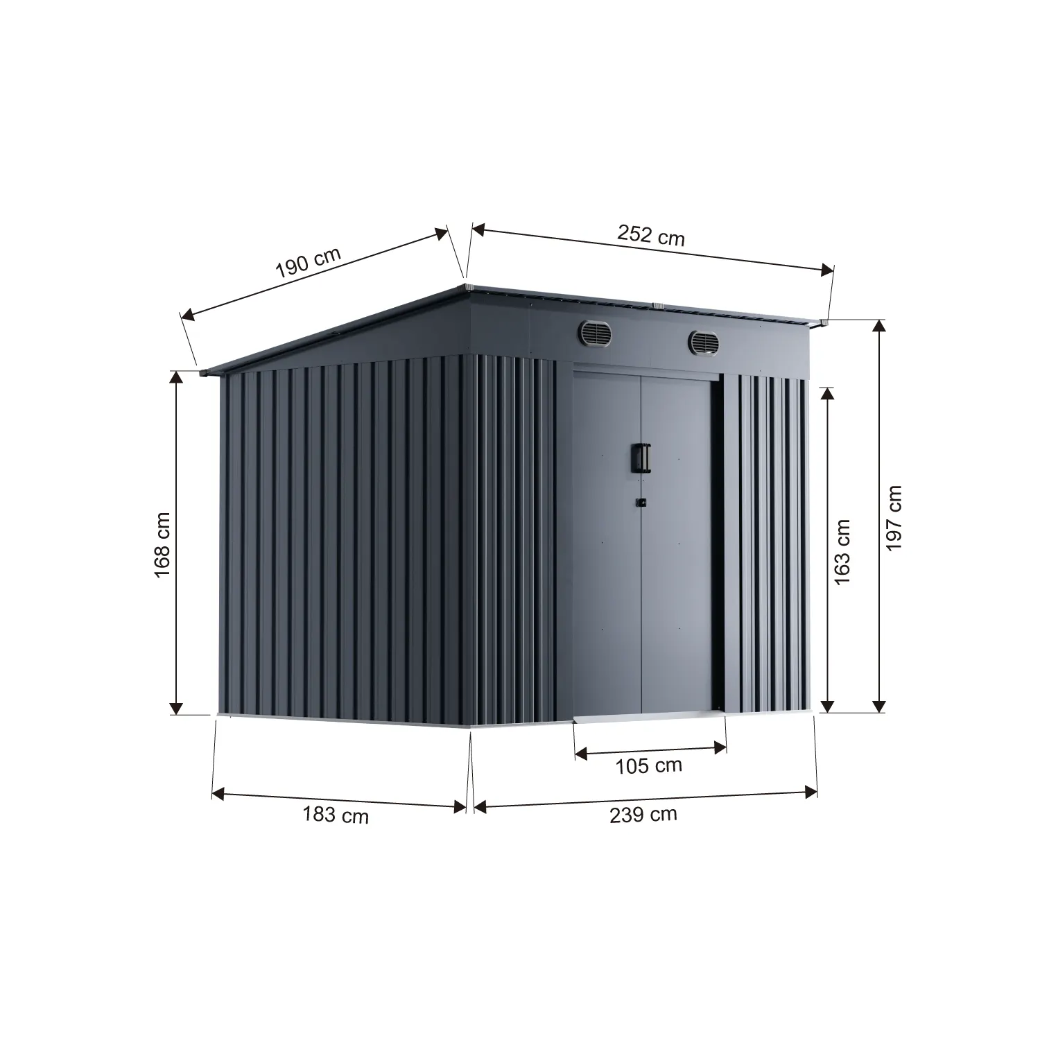 8x6-ft-pent-roof-metal-storage-shed-ks-linedrawing-1