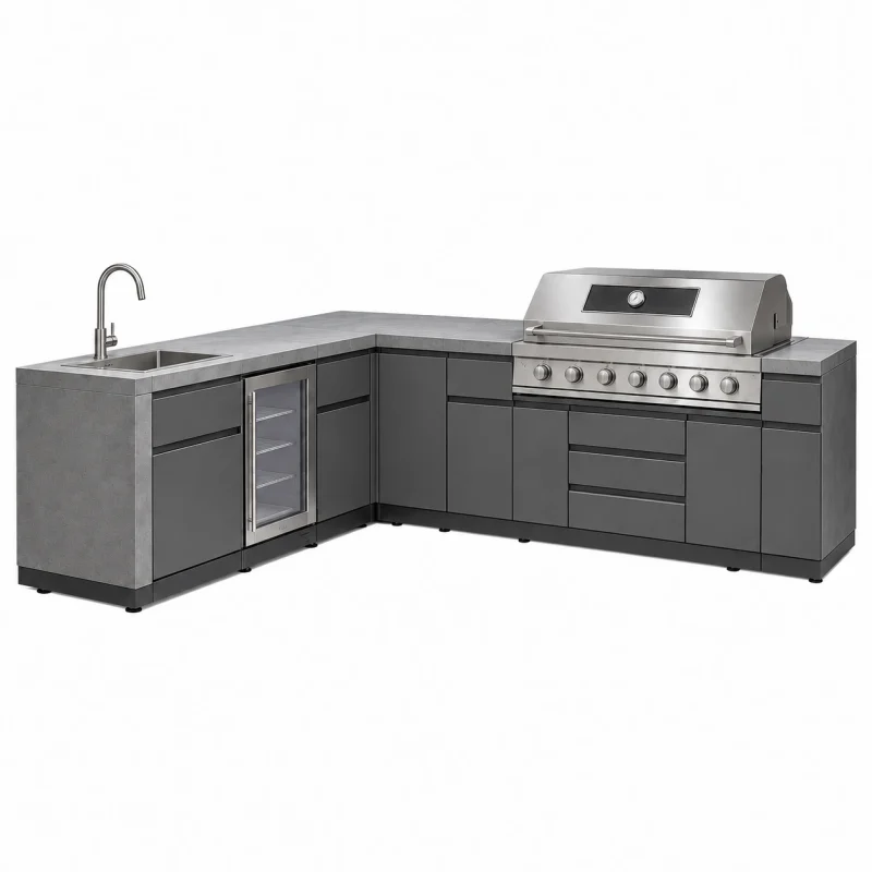 Metal Corner Outdoor Kitchen 1 metal-corner-outdoor-kitchen